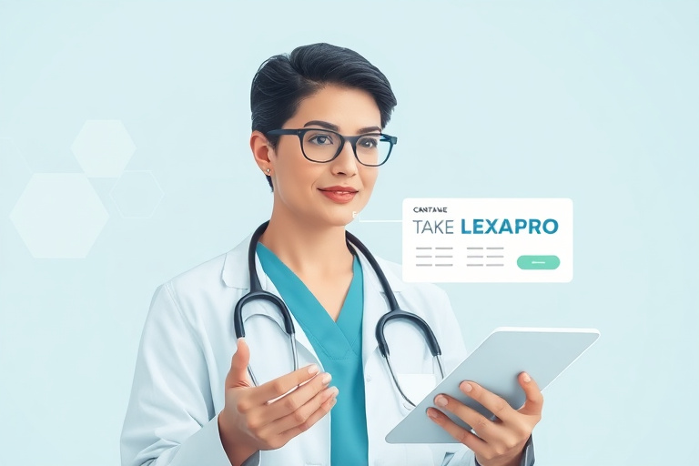 Illustration for Can You Take Lexapro with Semaglutide?