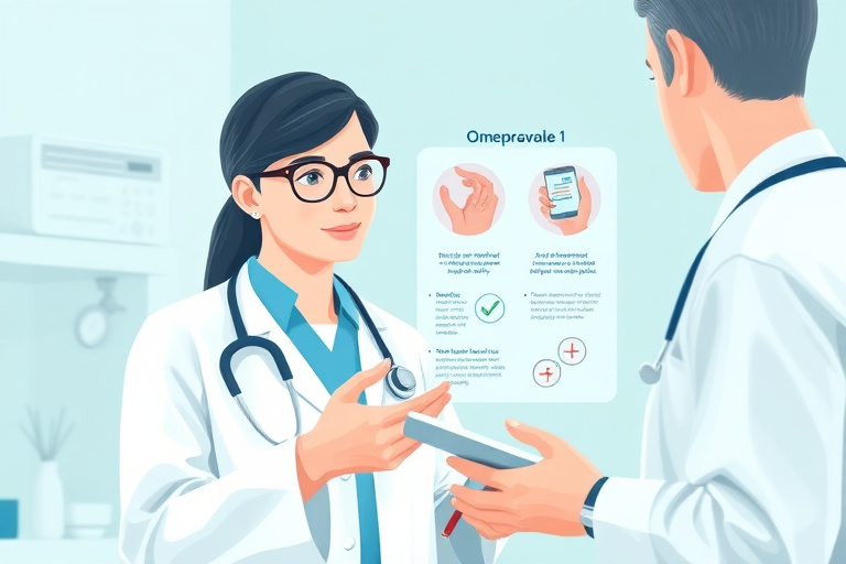 Illustration for Can You Take Omeprazole with Glp-1?