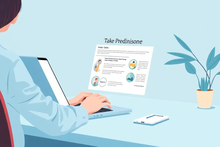 Illustration for Can You Take Prednisone with Glp-1?