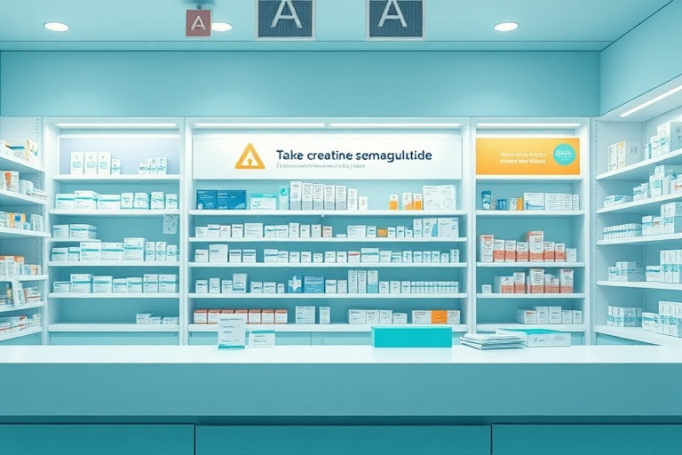 Illustration for Can You Take Creatine with Semaglutide?