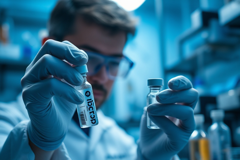 Ilustración para Combinación de Sermorelin + Ipamorelin: Beneficios, Protocolo y Seguridad