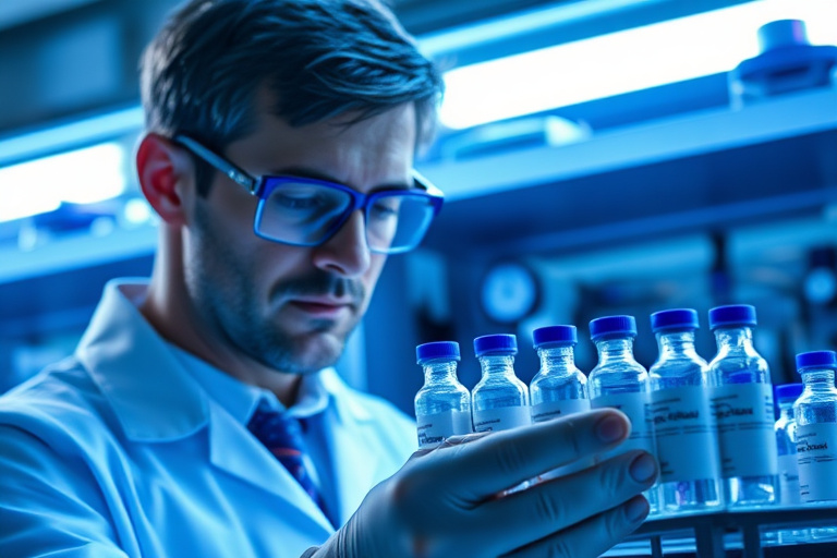 Ilustración para Combinación de Tesamorelin + Ipamorelin: Beneficios, Protocolo y Seguridad