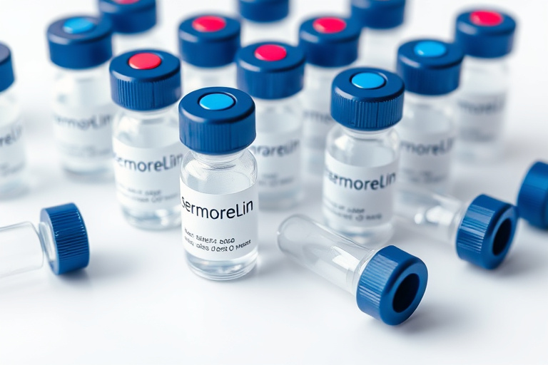 Ilustración para la Combinación de Sermorelin + Tesamorelin: Beneficios, Protocolo y Seguridad