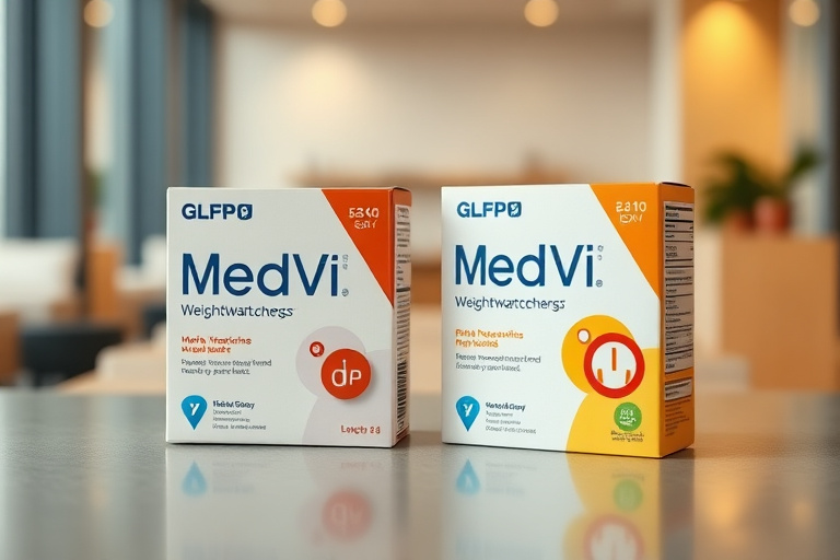 Ilustración para MEDVi vs WeightWatchers Clinic: Comparación de Pérdida de Peso con GLP-1 2026