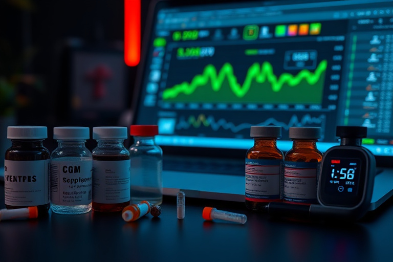 Illustration for Cgm Continuous Glucose Monitor Glp-1 Data