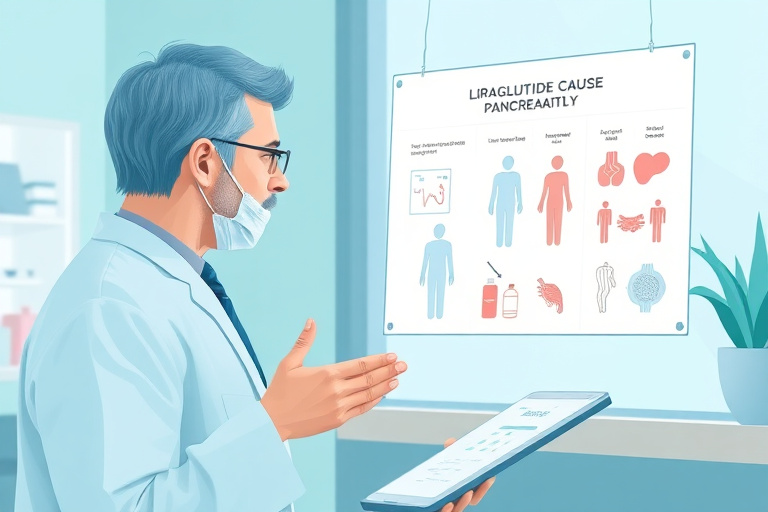 Ilustración para ¿Realmente liraglutide Causa Pancreatitis?