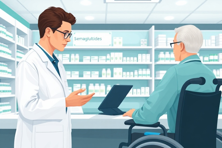 Illustration for Semaglutide for Wheelchair User Weight Management: Evidence and Considerations