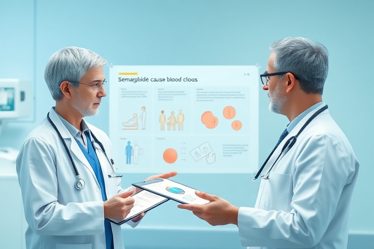 Ilustración para ¿Puede semaglutide Causar Coágulos Sanguíneos?
