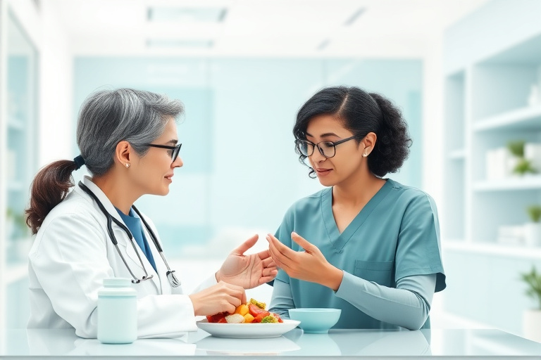 Ilustración para Semaglutide y Cocinar Sin Apetito Ideas de Comidas