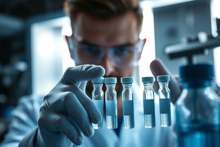 Ilustración para Calidad de Ipamorelin Cómo Verificar Autenticidad