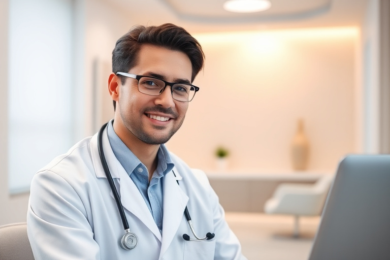 Ilustración para Consulta de Telesalud para Terapia de Péptidos en Fayetteville, Arkansas