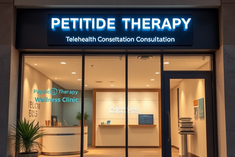Illustration for Peptide Therapy Telehealth Consultation in St. Petersburg, Florida