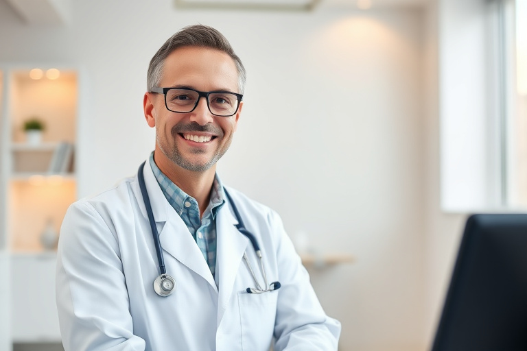 Ilustración para Consulta de Telesalud para Terapia con Péptidos en Pompano Beach, Florida