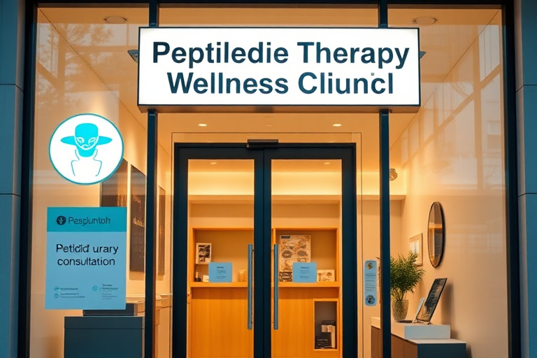 Ilustración para Consulta de Teleterapia con Péptidos en Sandy Springs, Georgia
