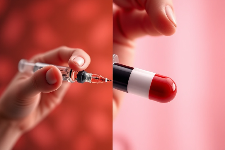 Illustration for Glp1 Injection Vs Pill Oral