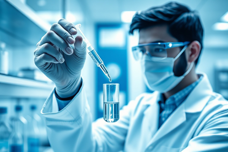 Illustration for How To Draw Peptides From A Vial