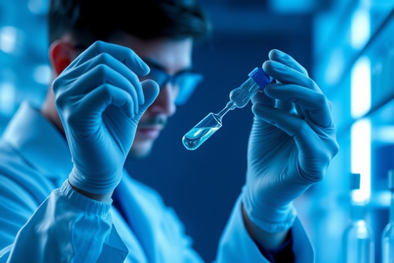 Ilustración para Pila de Péptidos de Hormona de Crecimiento Cjc Ipamorelin Ghrp