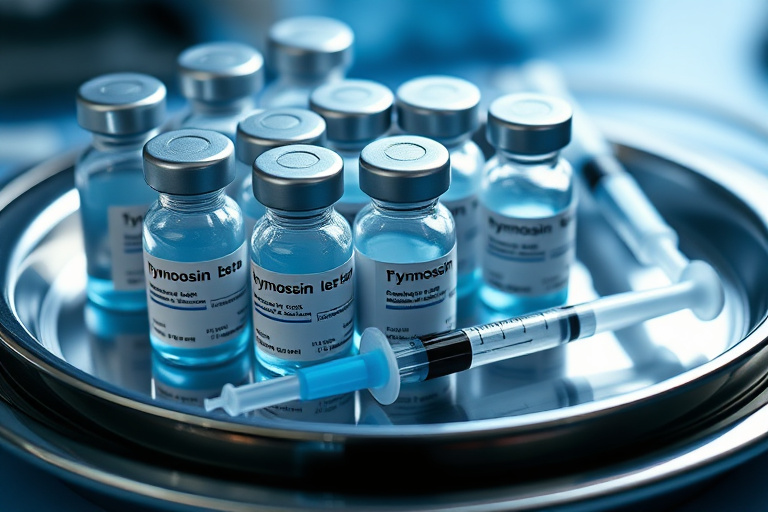Ilustración para Investigación de Thymosin Beta 4 Lo que Dice la Ciencia
