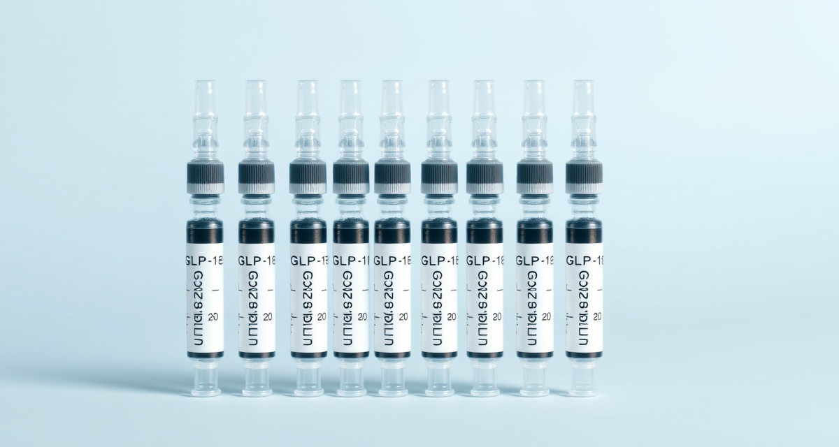 Multiple GLP-1 medication injection pens for side by side comparison of weight loss drugs