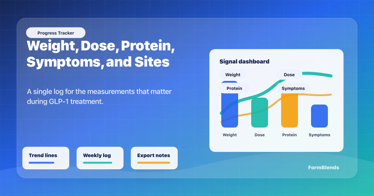 GLP-1 Progress Tracker | FormBlends