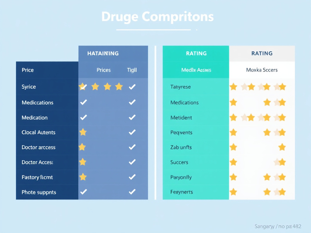 Comparison chart - 5Amino1Mq Vs Semaglutide