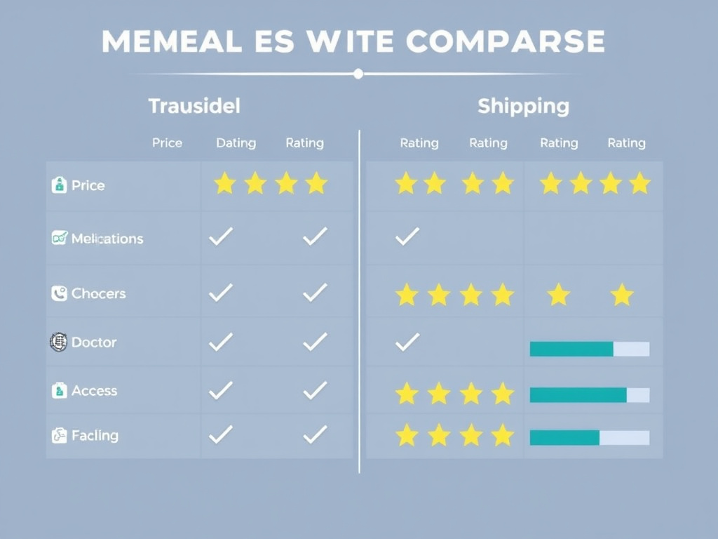 Comparison chart - Aod9604 Vs Semaglutide