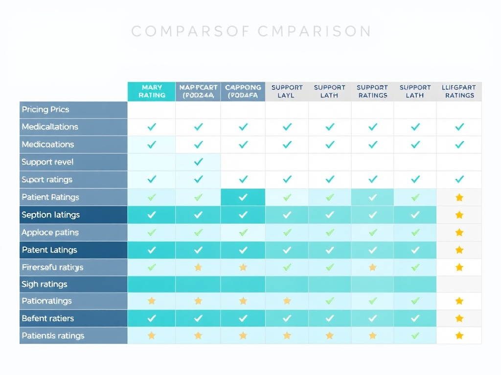 Comparison chart - Bpc157 Vs Tb500 Vs Ghkcu
