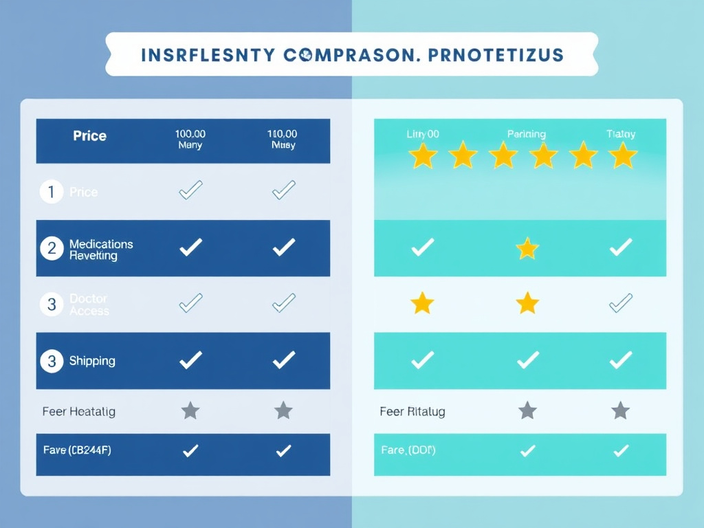 Comparison chart - Brand Mounjaro Vs Compounded