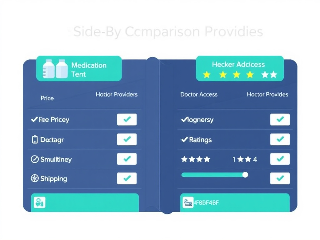 Comparison chart - Compounded Vs Brand Semaglutide