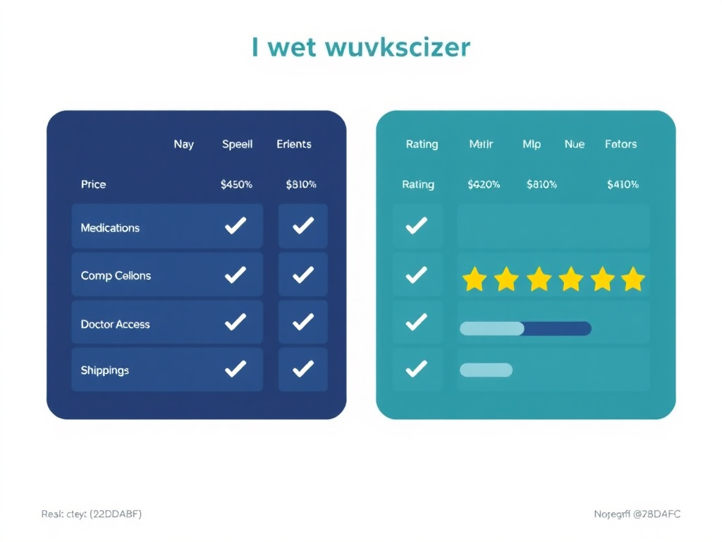 Comparison chart - Compounded Vs Brand Tirzepatide