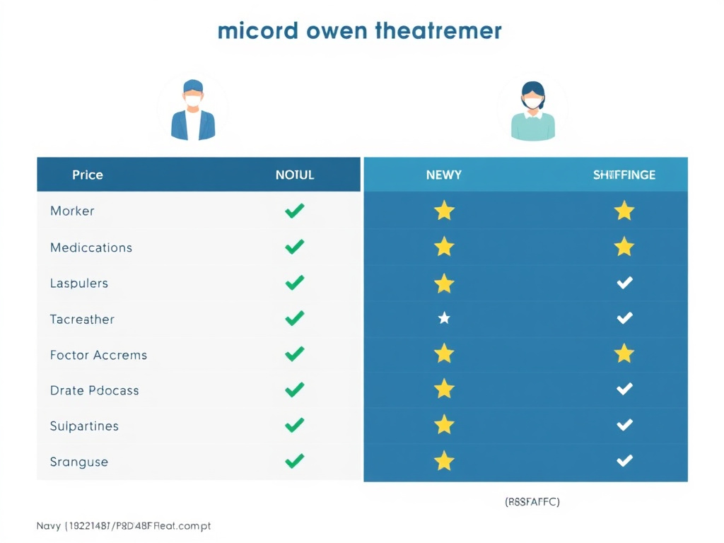 Comparison chart - Dsip Vs Melatonin