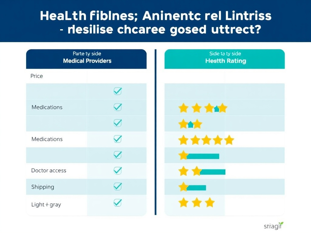 Comparison chart - Eden Vs Henry Meds