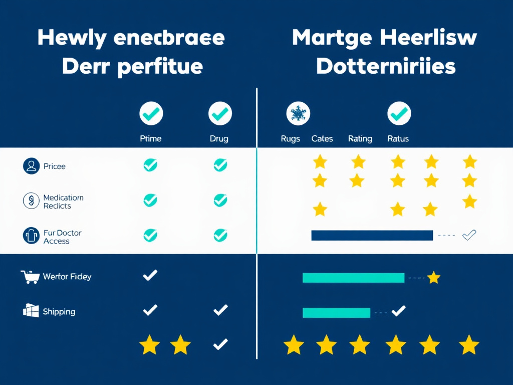 Comparison chart - Epithalon Vs Nad