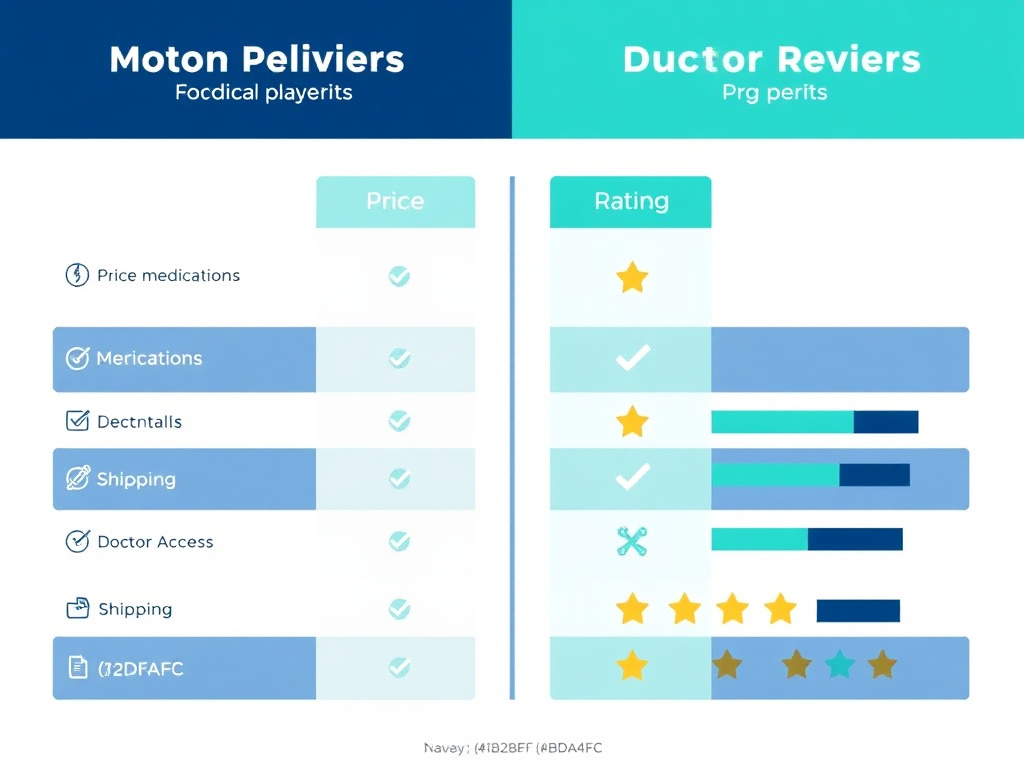 Comparison chart - Formblends Vs Noom Med