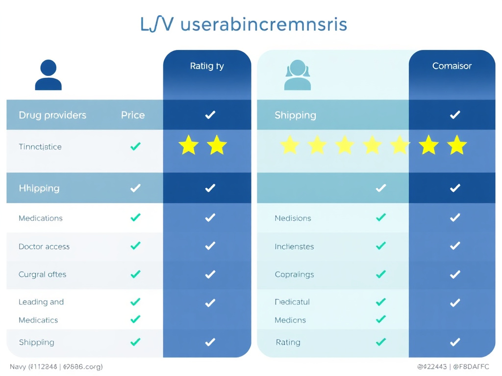 Comparison chart - Glp1 Vs Weight Watchers
