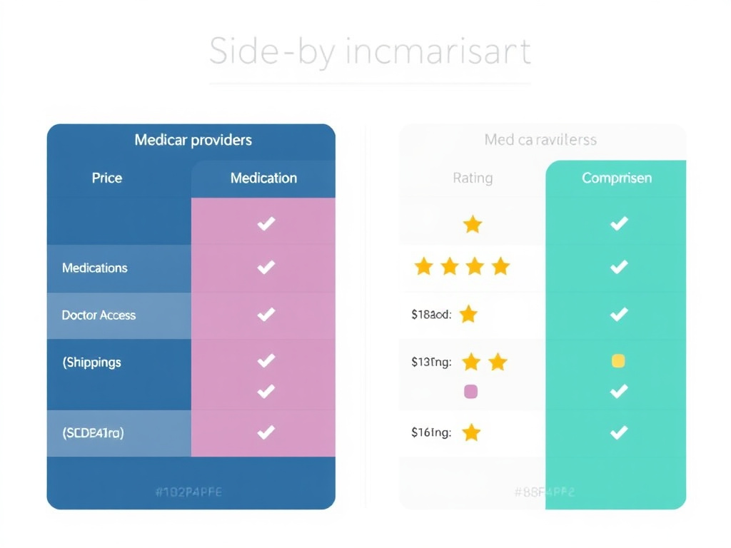 Comparison chart - Hims Vs Calibrate