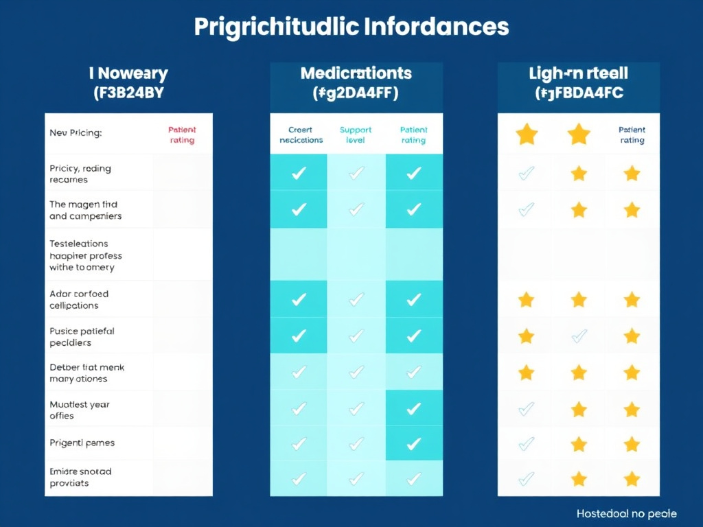 Comparison chart - Hims Vs Keeps Vs Ro Mens