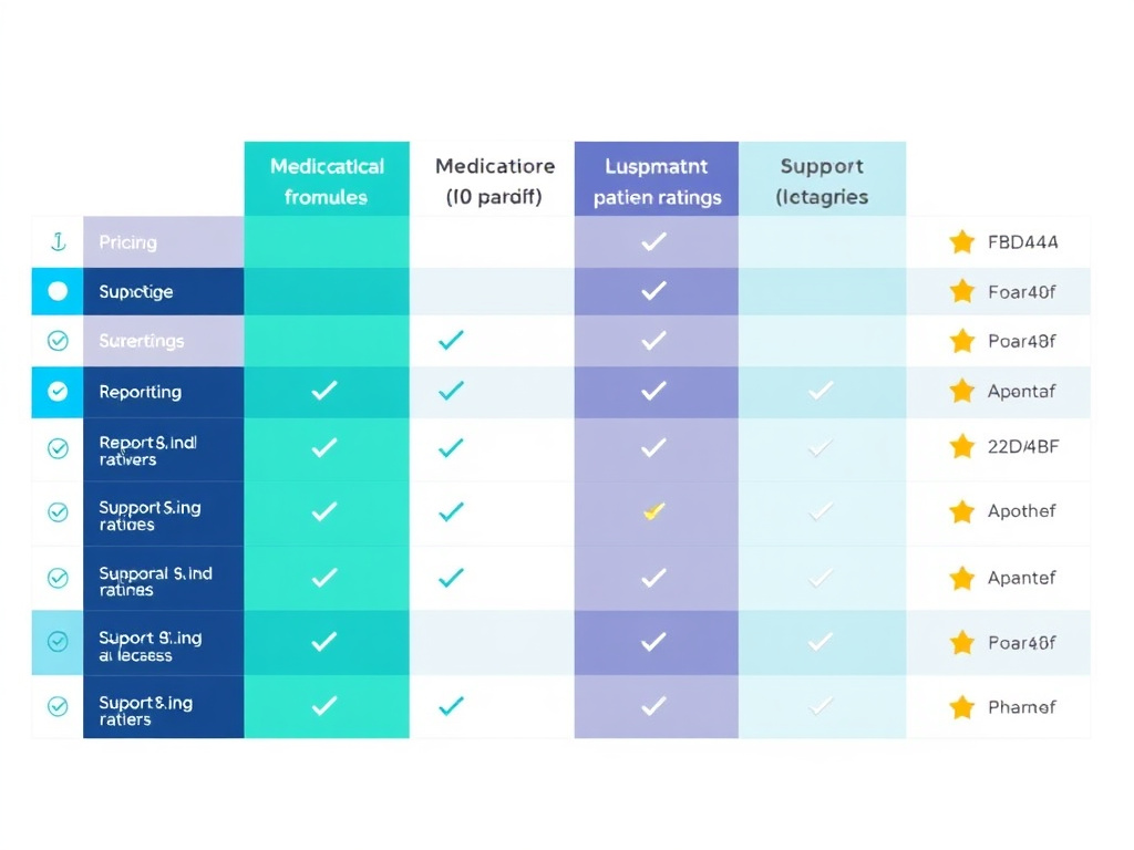 Comparison chart - Hims Vs Ro Vs Calibrate