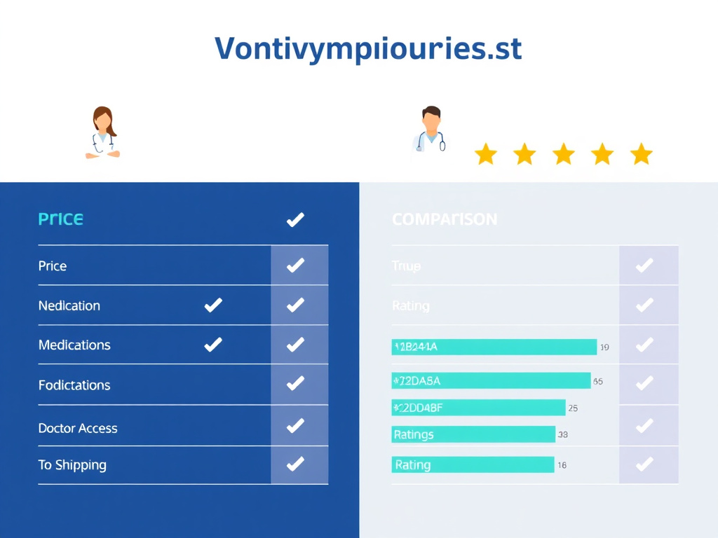 Comparison chart - Hims Vs Ro Weight Loss