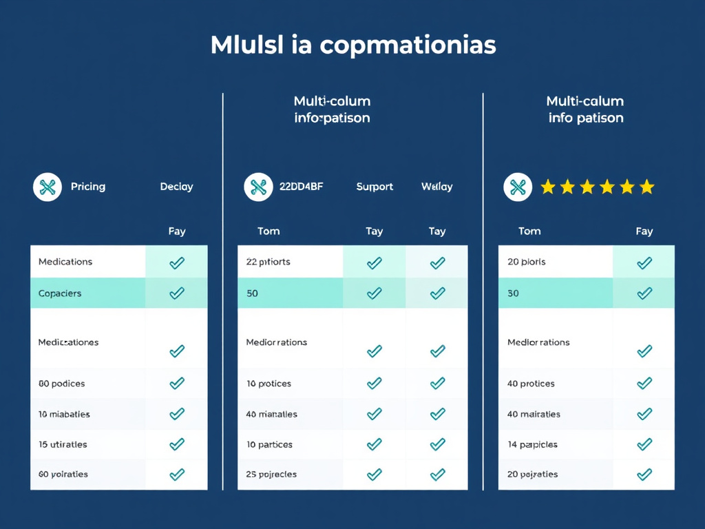 Comparison chart - Mochi Vs Hims Vs Ro