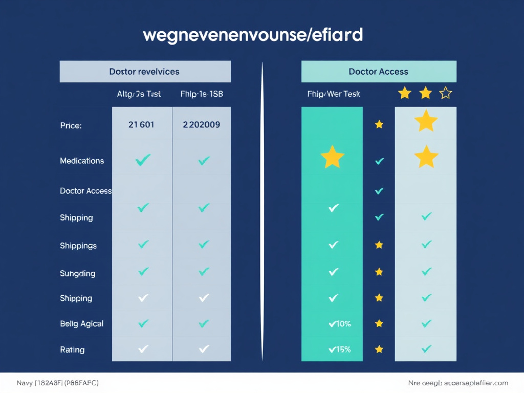 Comparison chart - Ozempic Vs Trulicity