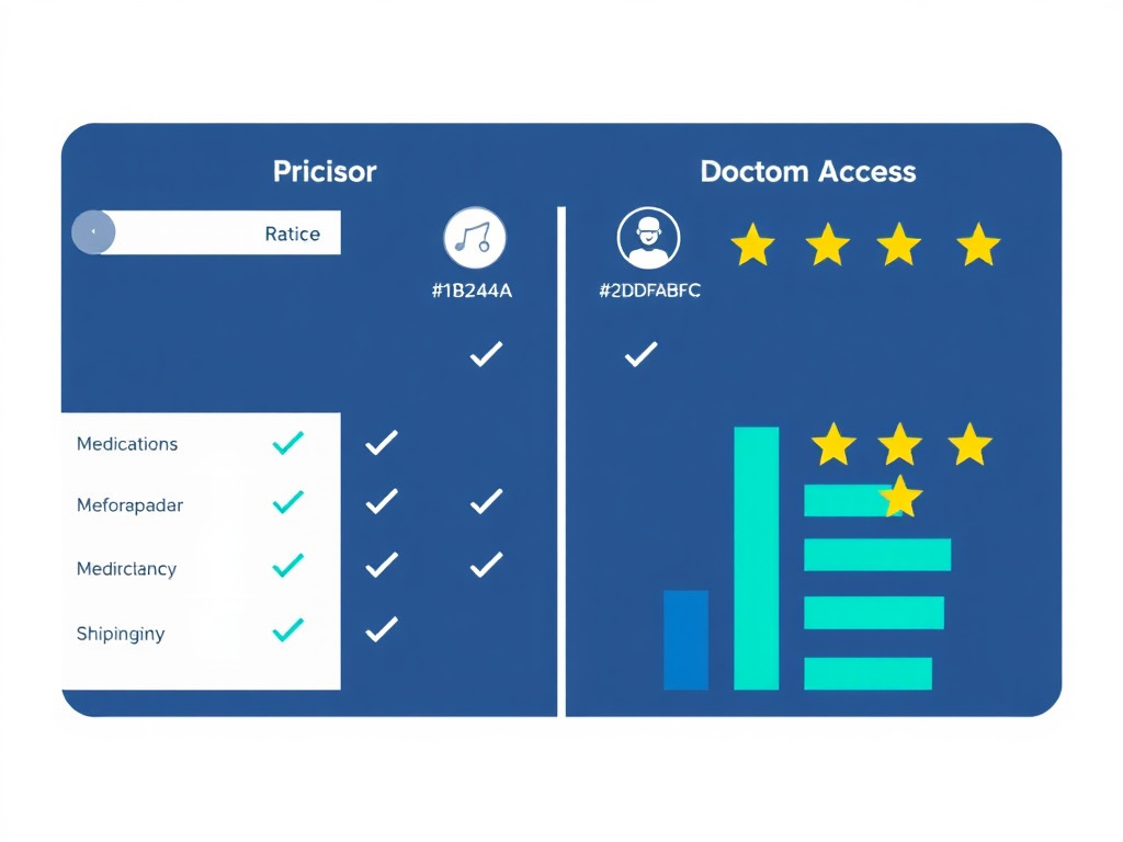 Comparison chart - Peptide Clinic Vs Diy