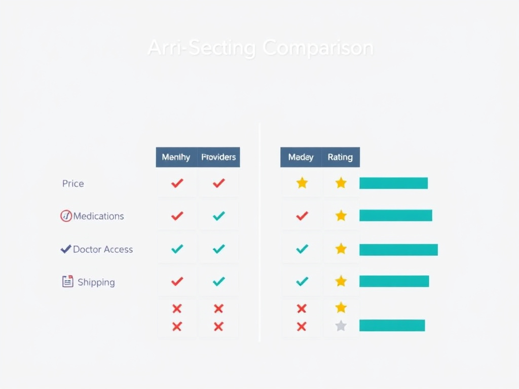 Comparison chart - Peptide Therapy Us Vs Mexico