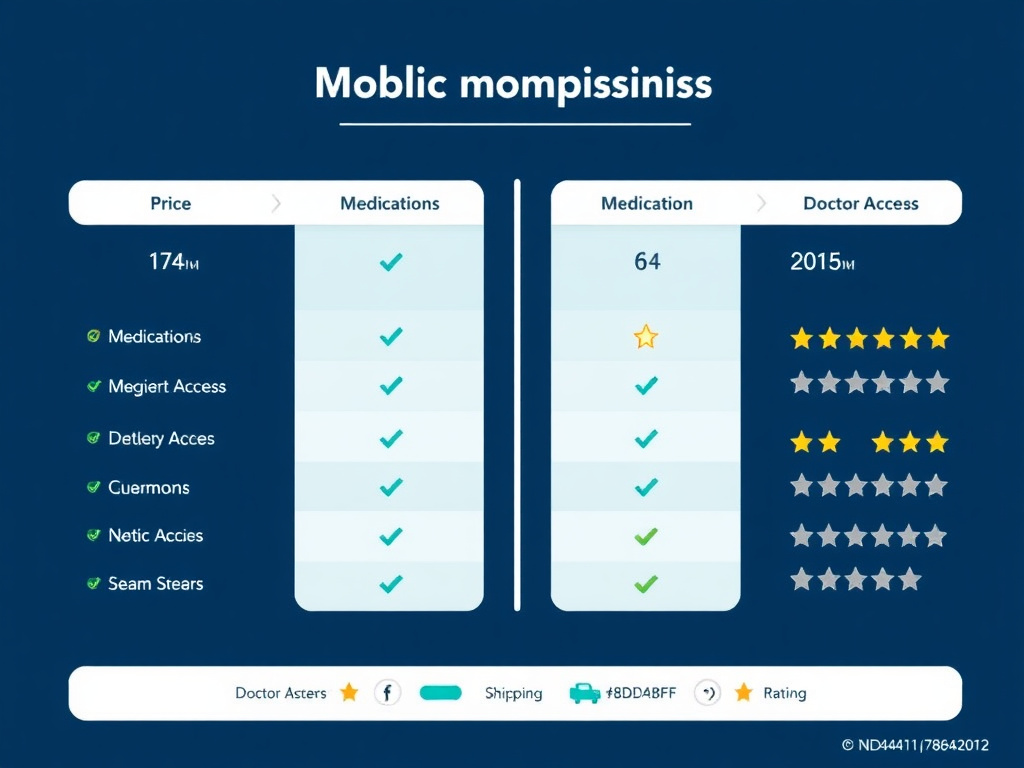 Comparison chart - Peptides Vs Hgh