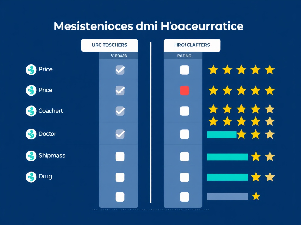 Comparison chart - Peptides Vs Steroids
