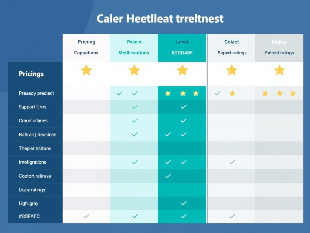 Comparison chart - Semaglutide Dose Comparison