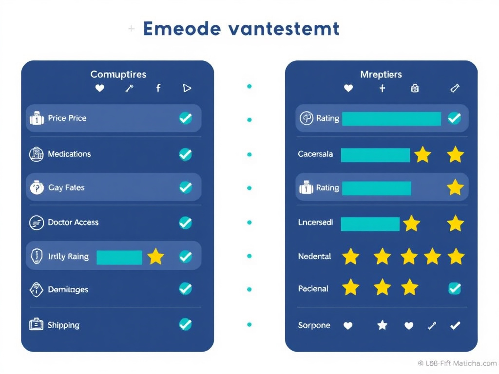 Comparison chart - Semaglutide Vs Cagrisema