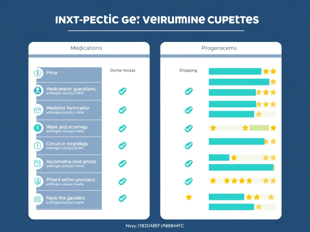 Comparison chart - Semaglutide Vs Tirzepatide