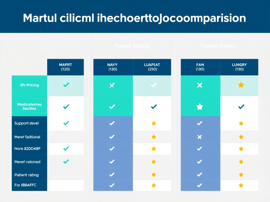 Comparison chart - Semaglutide Vs Tirzepatide Vs Cagrisema