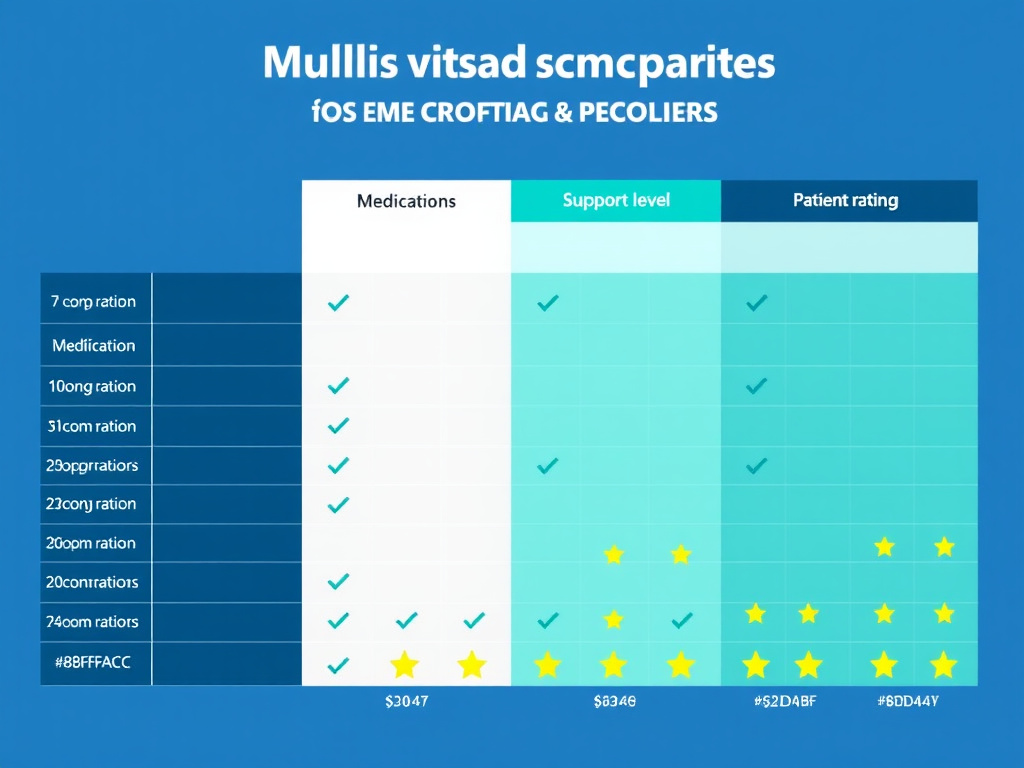 Comparison chart - Telehealth Vs Clinic Vs Pcp Peptides